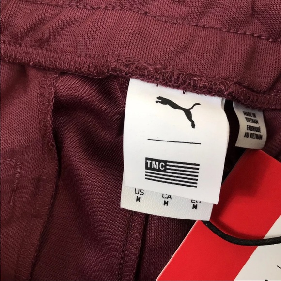 Puma X TMC Status Symbol Sweat Pants Nipsey Hussle NWT Men’s Burgundy/White - Picture 6 of 15